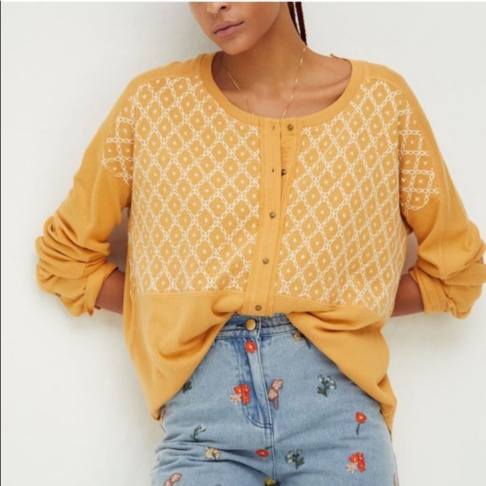 NEW FREE PEOPLE Peach Fuzz Combo Top Size Medium